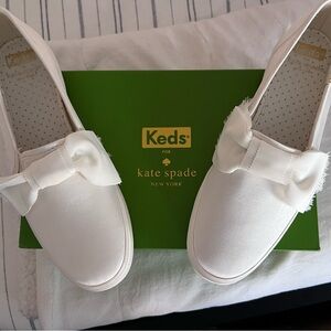 K*te Sp*de Bridal Sneakers by Keds, NIB